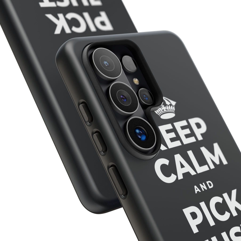 KEEP CALM AND PICK JUST ONE THING Phone Case (Dark)