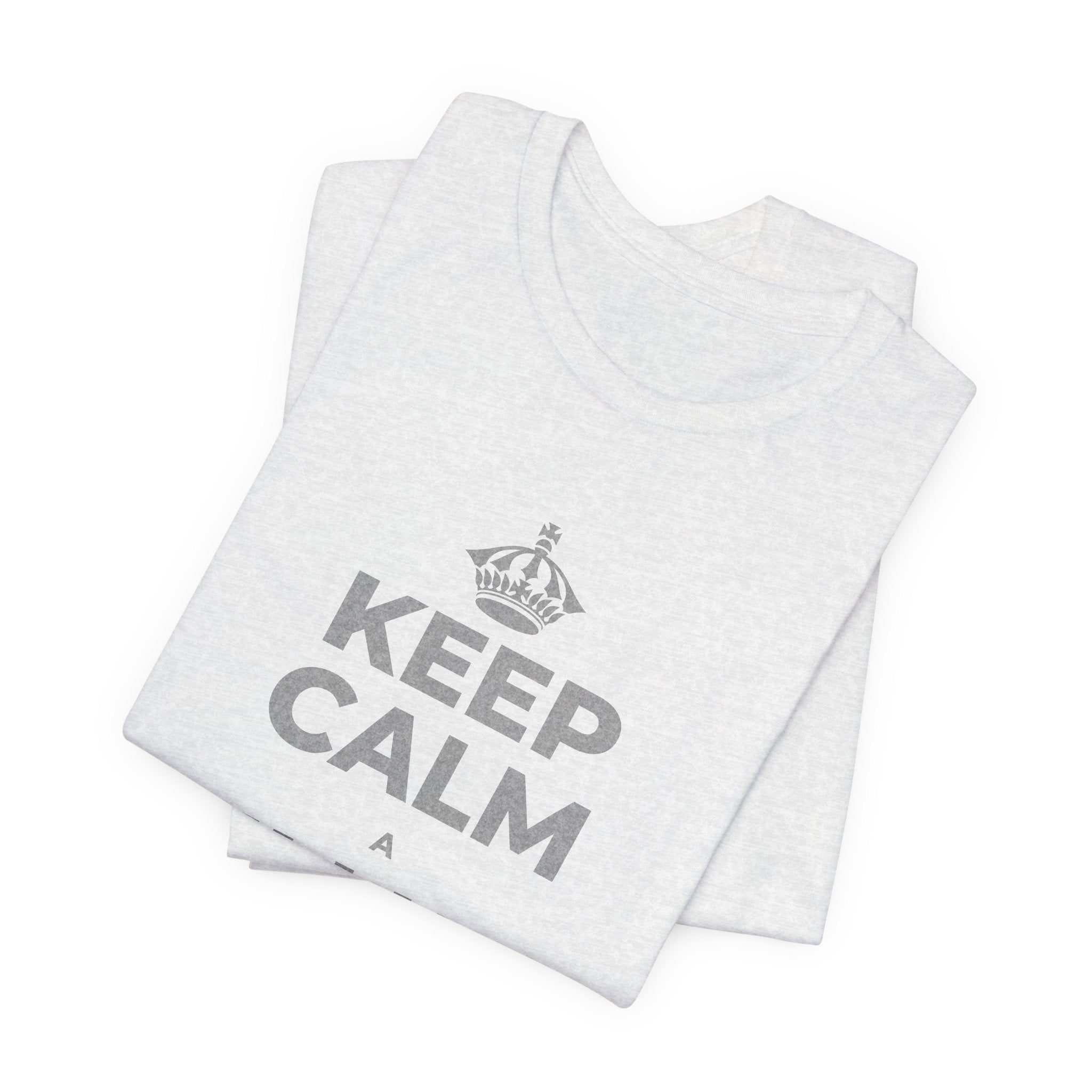 KEEP CALM A ʻIMI I KOU MĀLIE T-Shirt (Soft Cream–Heather Mauve)