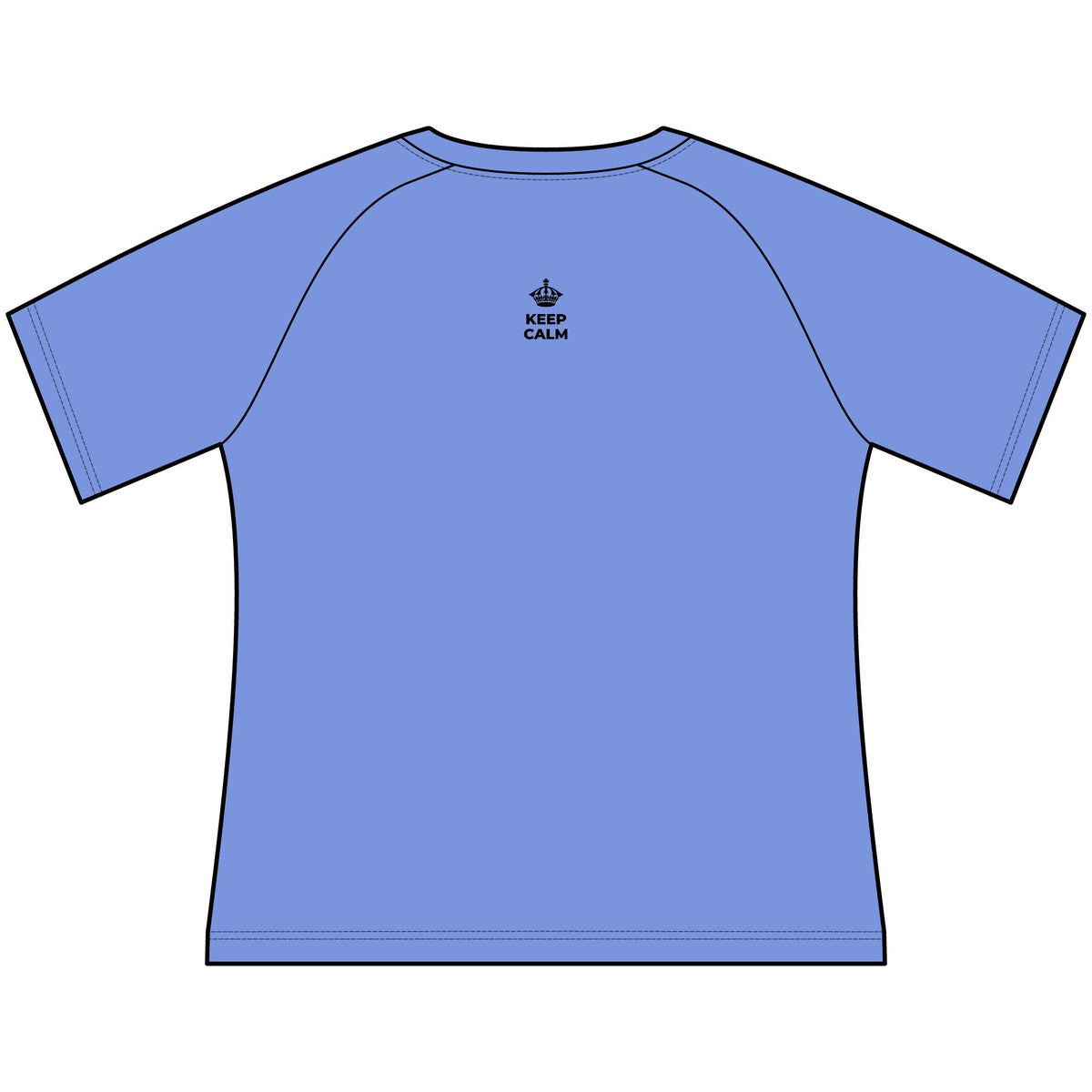 KEEP CALM A HANA I KĀU HIKI, UA LAWA KĒLĀ Women's Raglan Tee