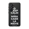 KEEP CALM Y MIRA CAER LA NIEVE Phone Case (Dark)