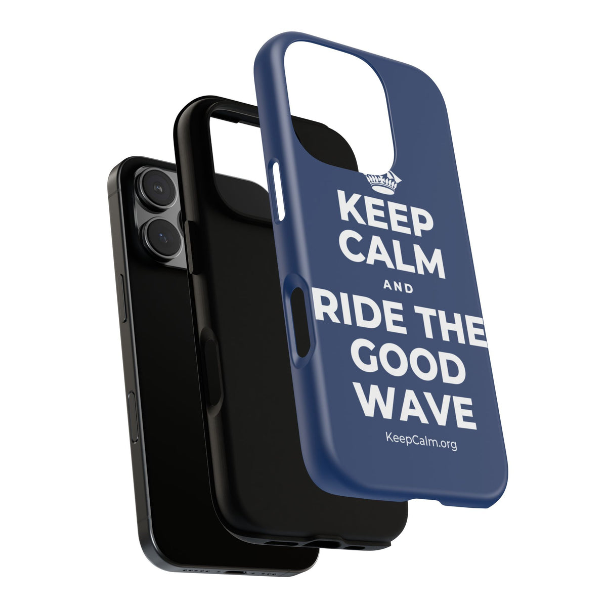KEEP CALM AND RIDE THE GOOD WAVE Phone Case
