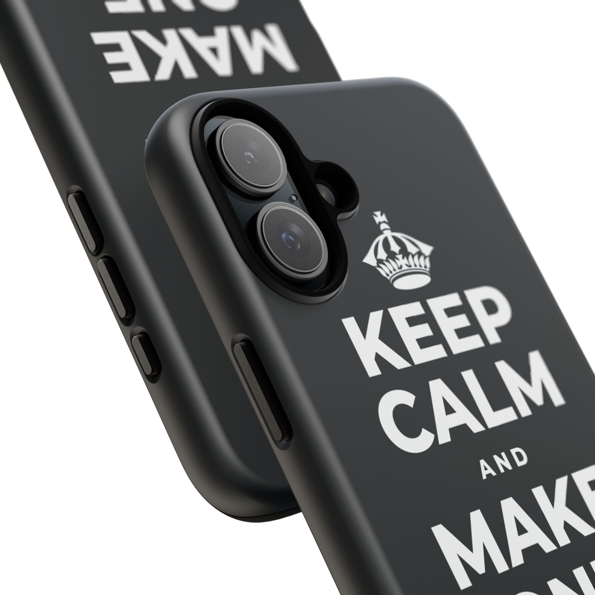 KEEP CALM AND MAKE ONE SMALL CHANGE Phone Case (Dark)
