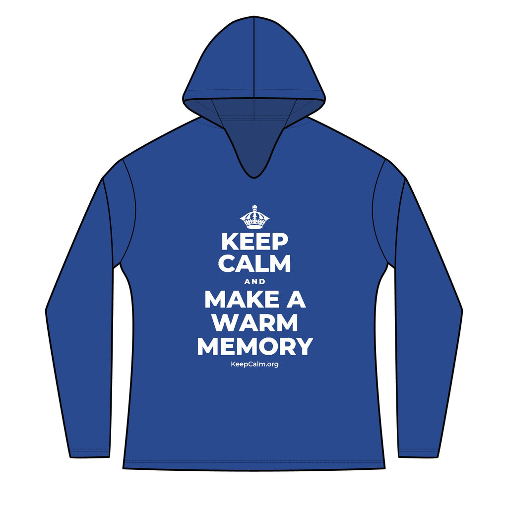 KEEP CALM AND MAKE A WARM MEMORY Women's Long Sleeve Hoodie