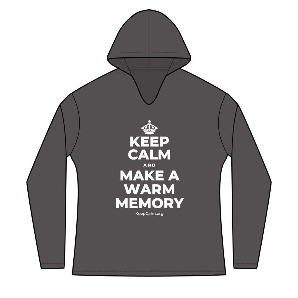 KEEP CALM AND MAKE A WARM MEMORY Women's Long Sleeve Hoodie