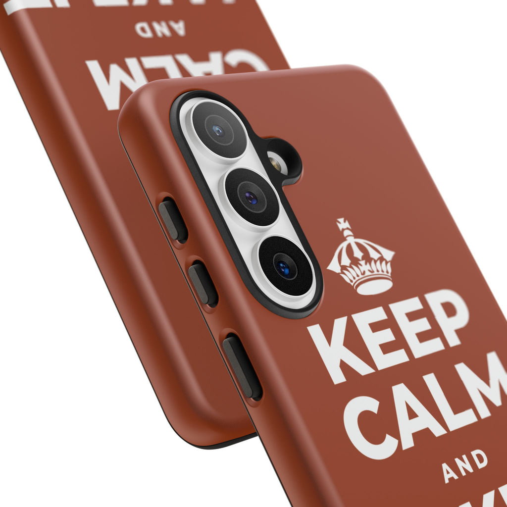 KEEP CALM AND MAKE IT HAPPEN Phone Case