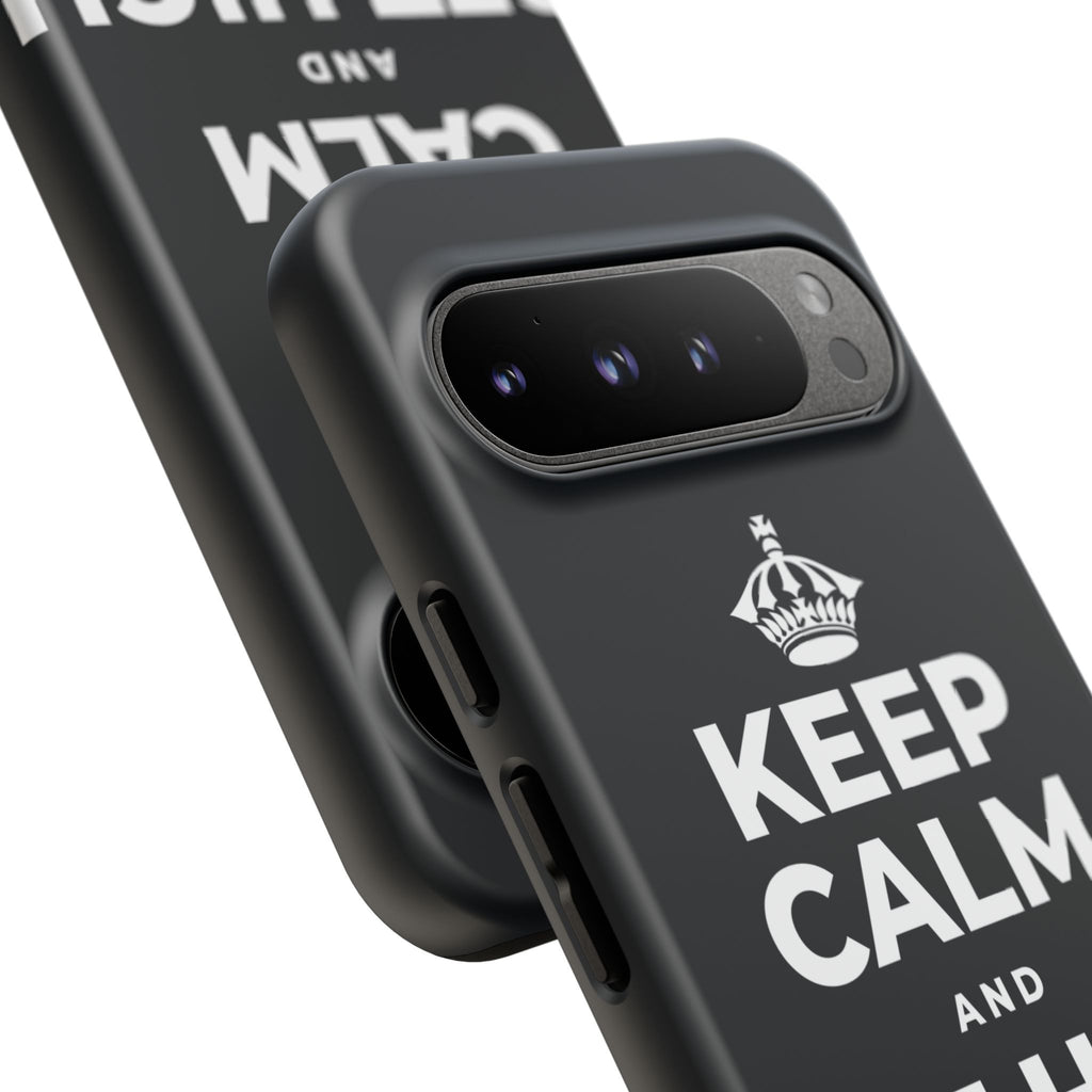 KEEP CALM AND GET HIGH ON LIFE Phone Case (Dark)