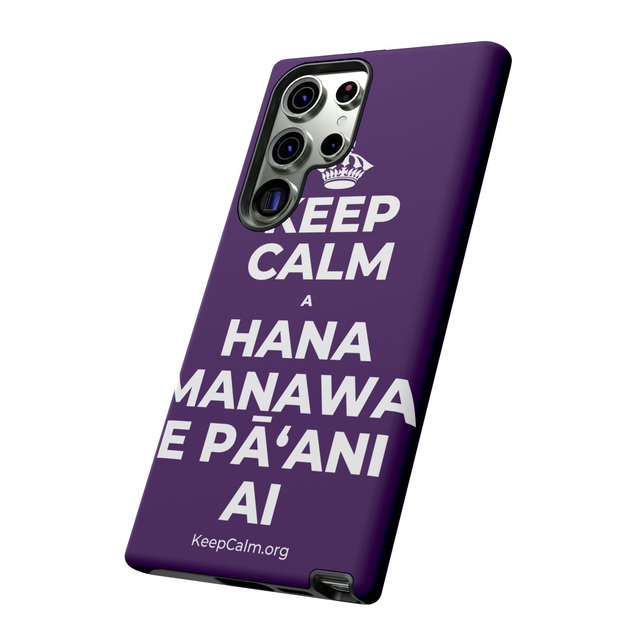KEEP CALM A HANA MANAWA E PĀʻANI AI Phone Case