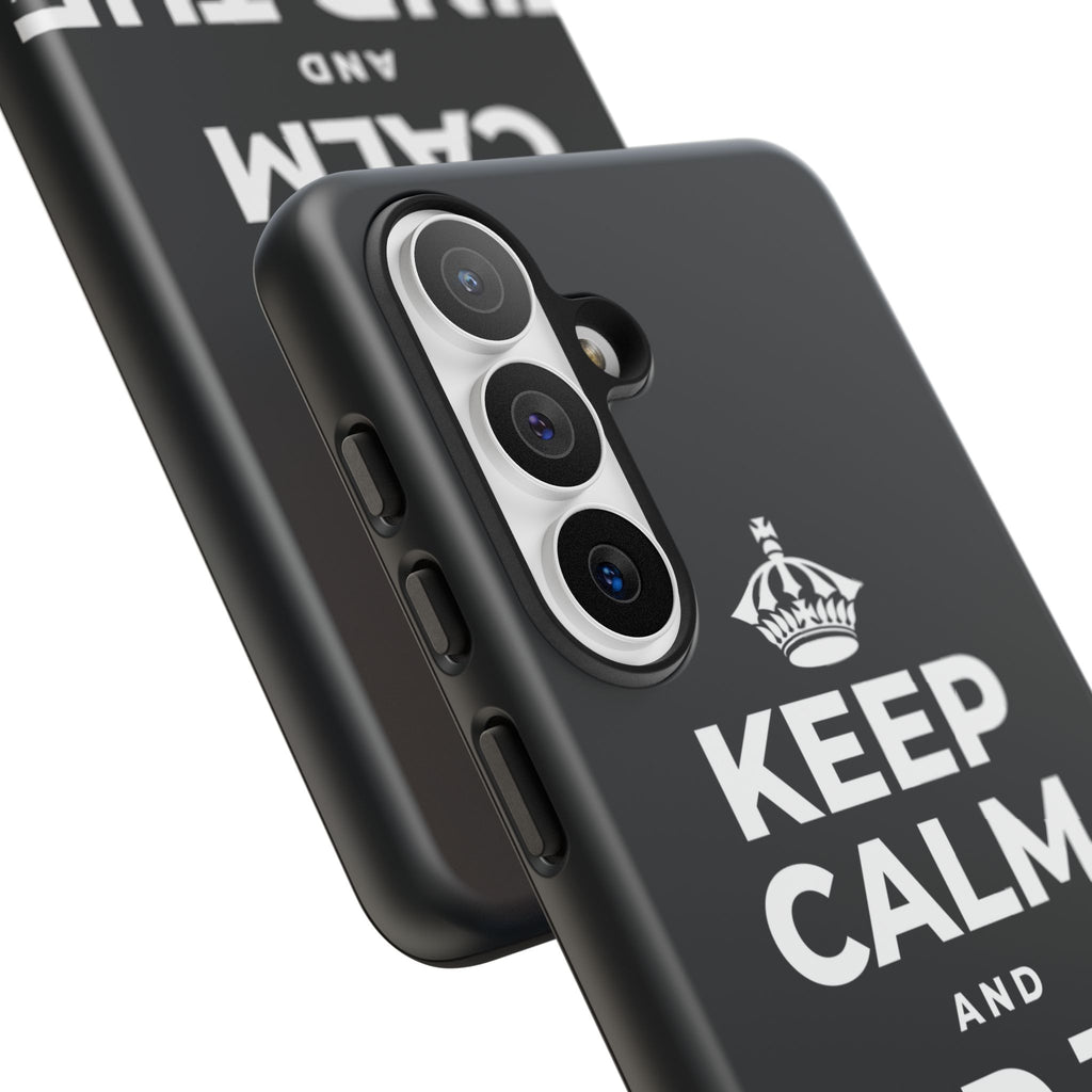KEEP CALM AND FIND THE HORIZON Phone Case (Dark)