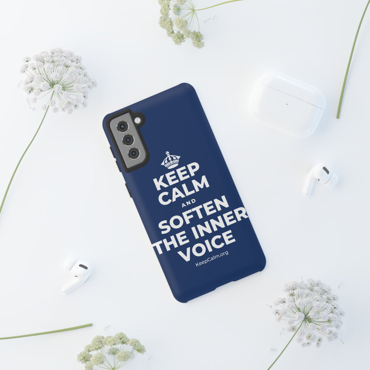 KEEP CALM AND SOFTEN THE INNER VOICE Phone Case