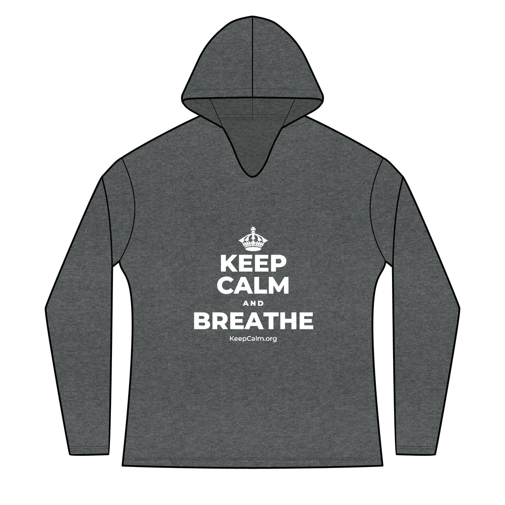 KEEP CALM AND BREATHE Women's Long Sleeve Hoodie