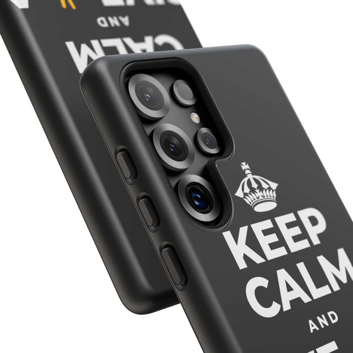 KEEP CALM AND GIVE ✌️ A CHANCE Phone Case (Dark)