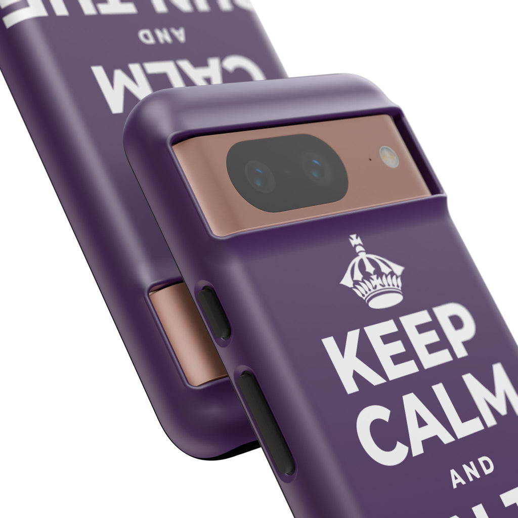 KEEP CALM AND RUN THE CITY Phone Case
