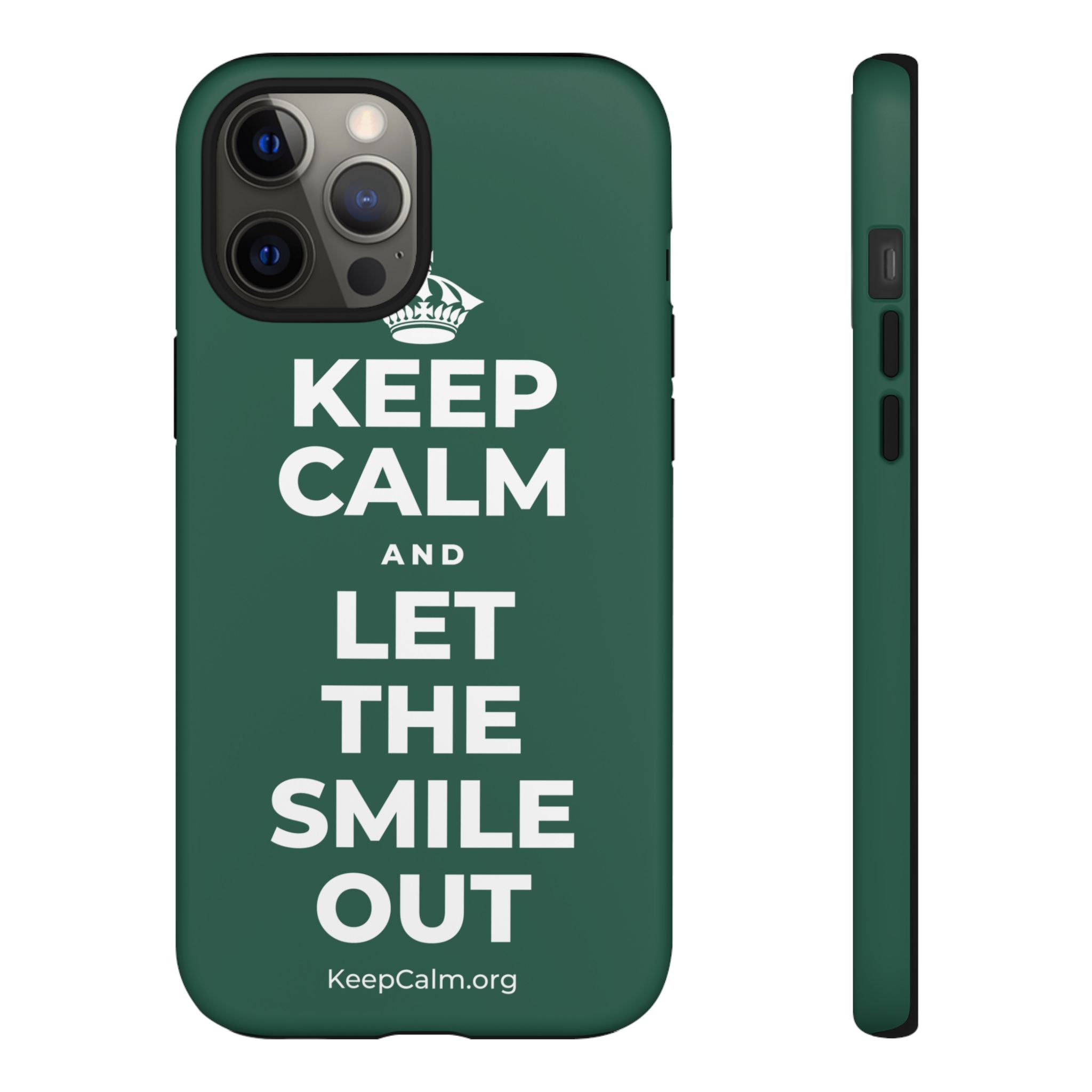 KEEP CALM AND LET THE SMILE OUT Phone Case