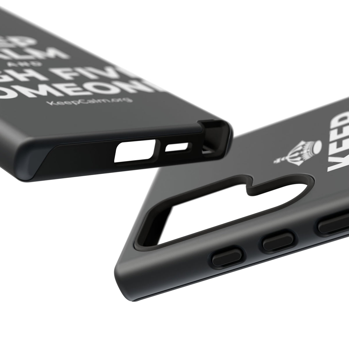 KEEP CALM AND HIGH FIVE SOMEONE Phone Case (Dark)