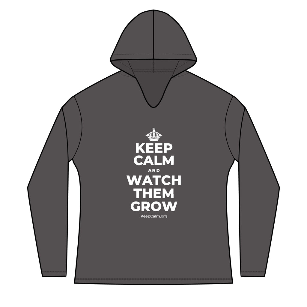 KEEP CALM AND WATCH THEM GROW Women's Long Sleeve Hoodie