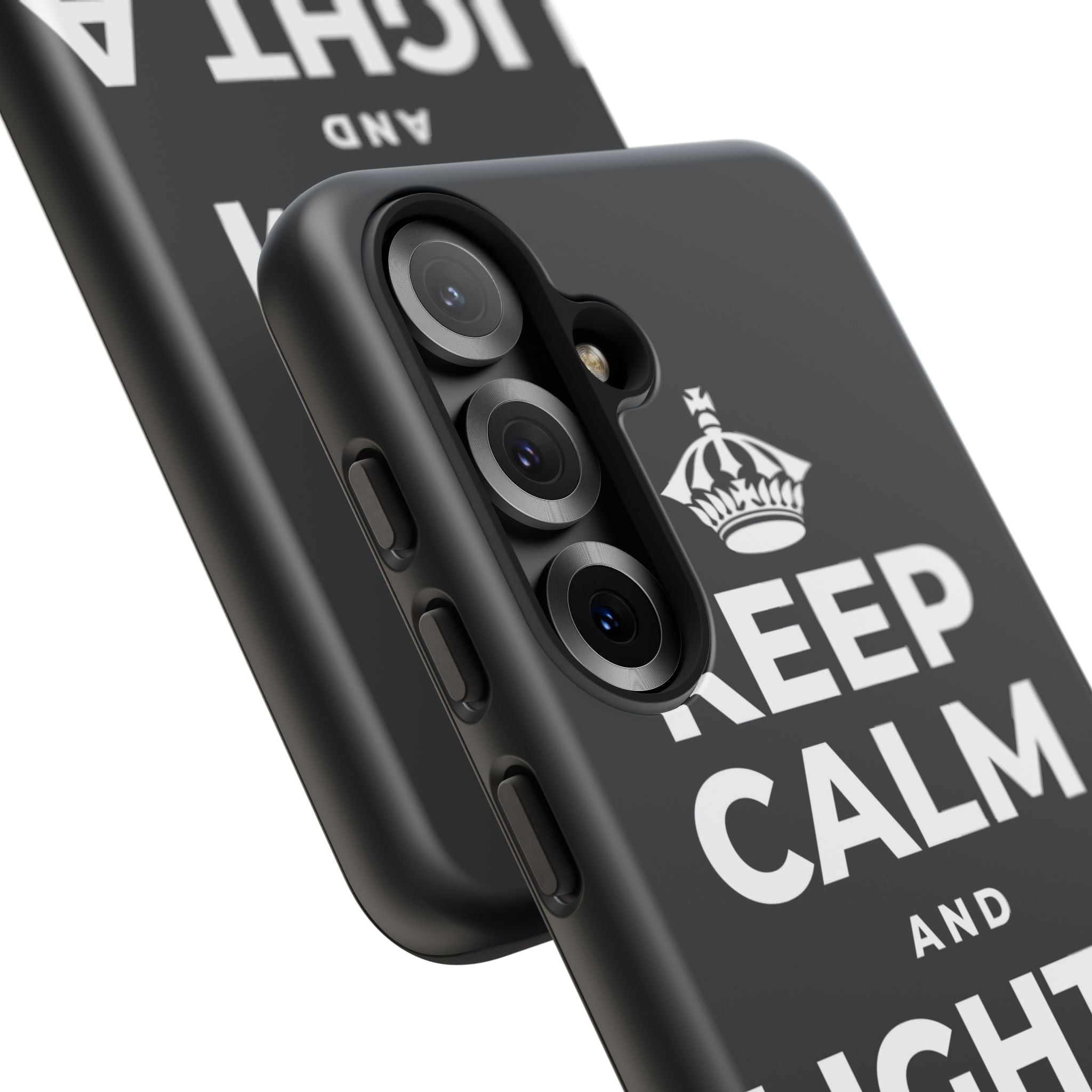 KEEP CALM AND LIGHT A COZY CANDLE Phone Case (Dark)