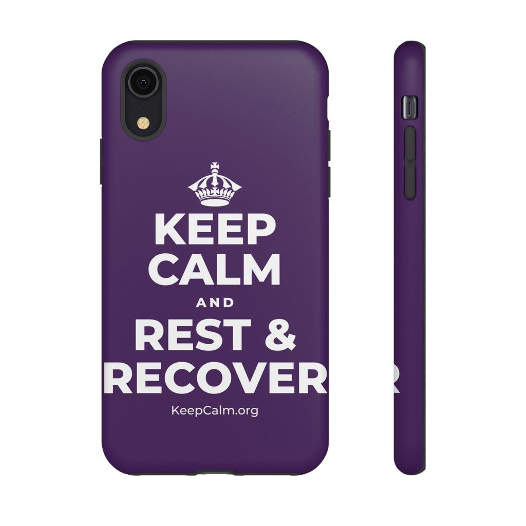 KEEP CALM AND REST & RECOVER Phone Case