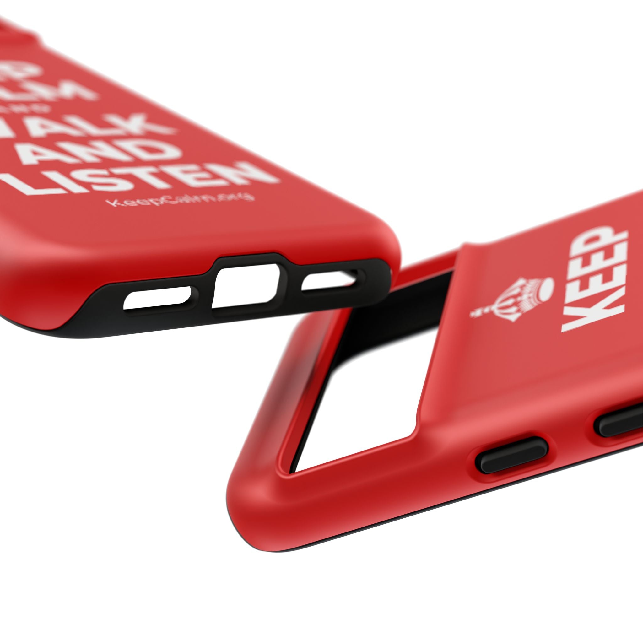 KEEP CALM AND WALK AND LISTEN Phone Case