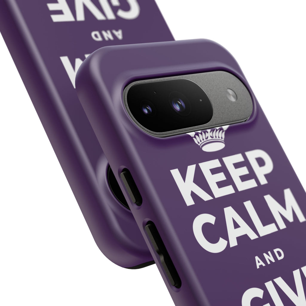 KEEP CALM AND GIVE THANKS DAILY Phone Case