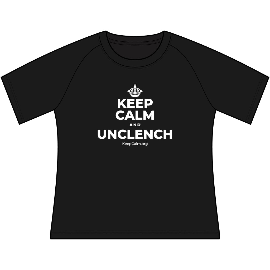 KEEP CALM AND UNCLENCH Women's Raglan Tee