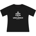 KEEP CALM AND UNCLENCH Women's Raglan Tee