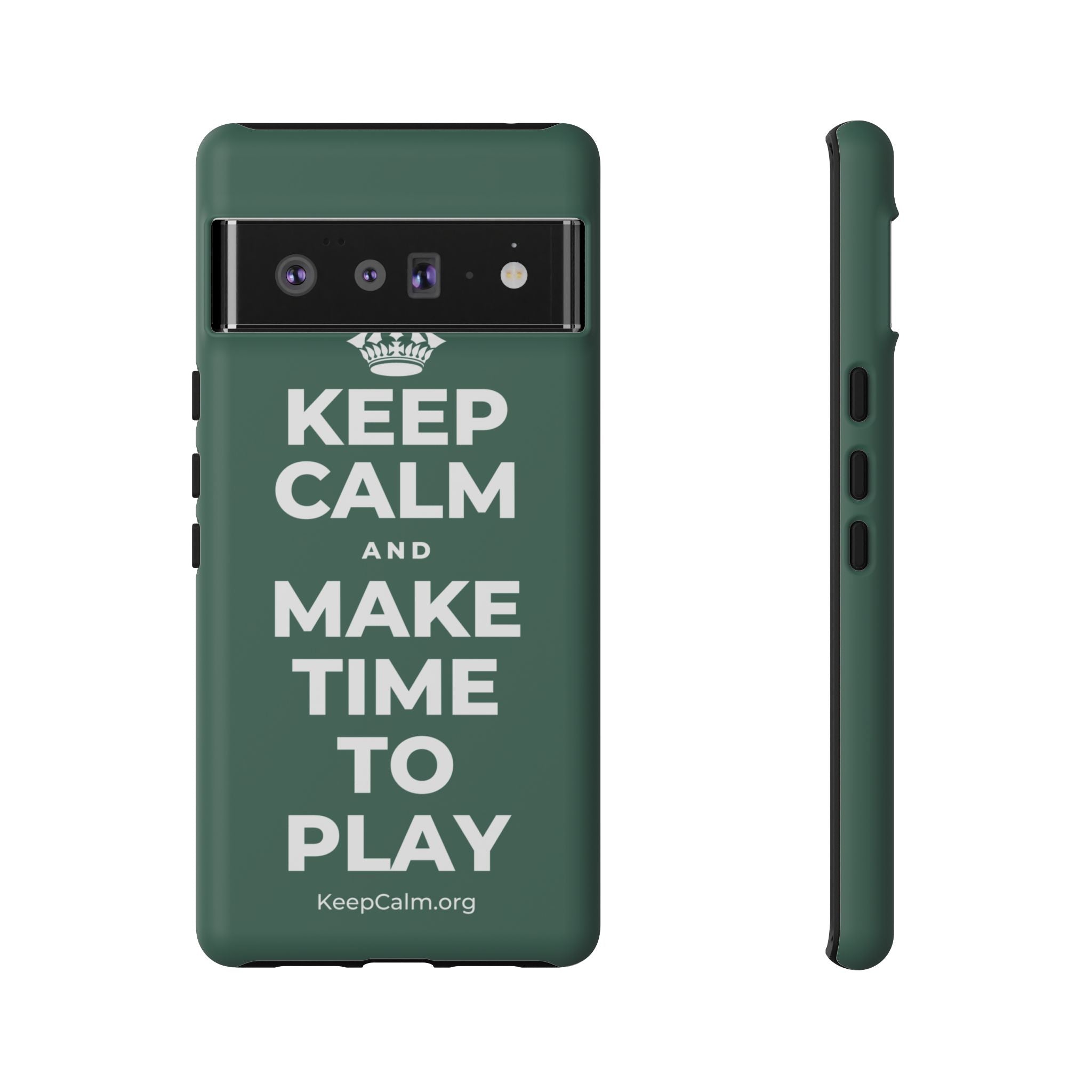 KEEP CALM AND MAKE TIME TO PLAY Phone Case