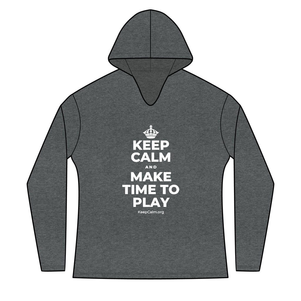 KEEP CALM AND MAKE TIME TO PLAY Women's Long Sleeve Hoodie
