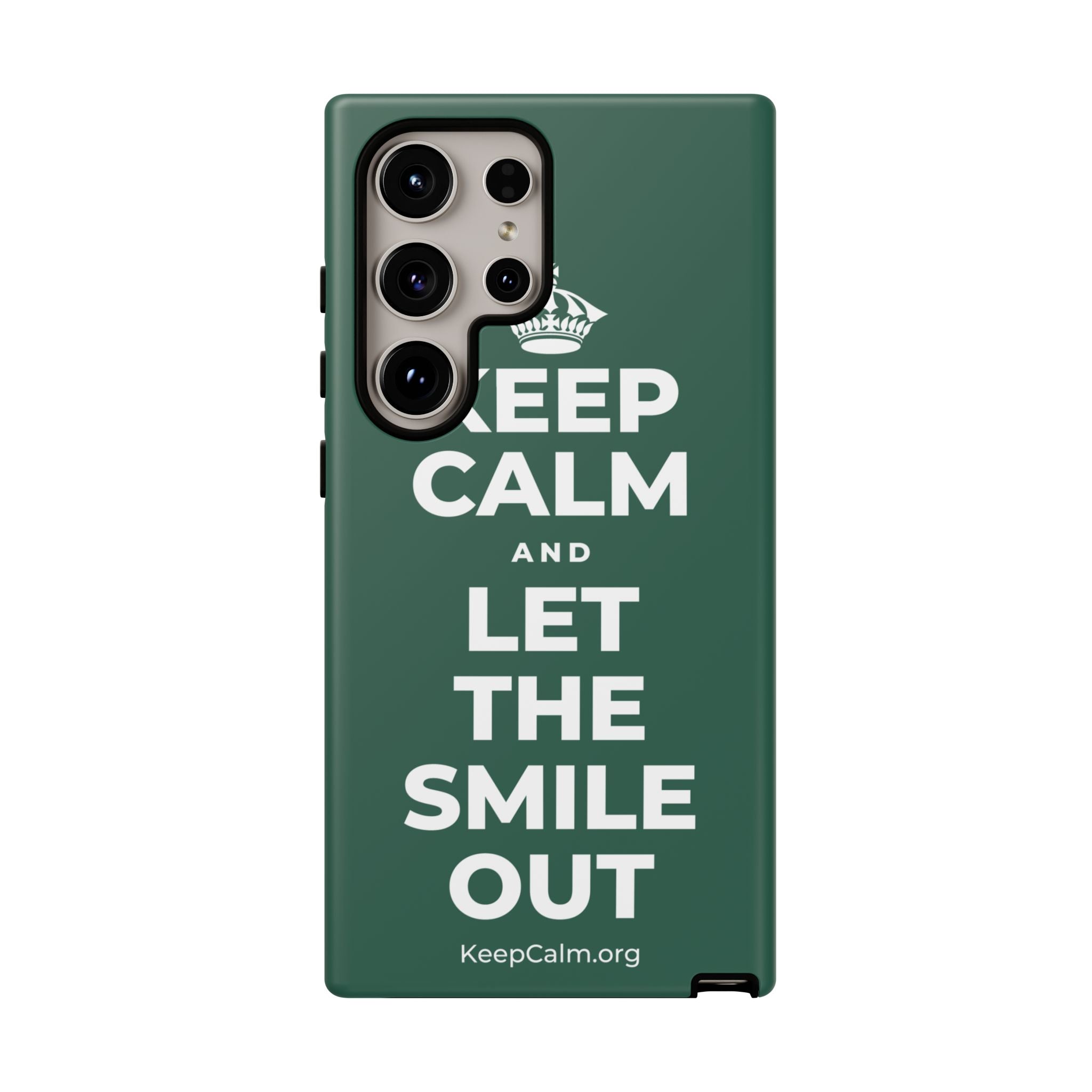 KEEP CALM AND LET THE SMILE OUT Phone Case