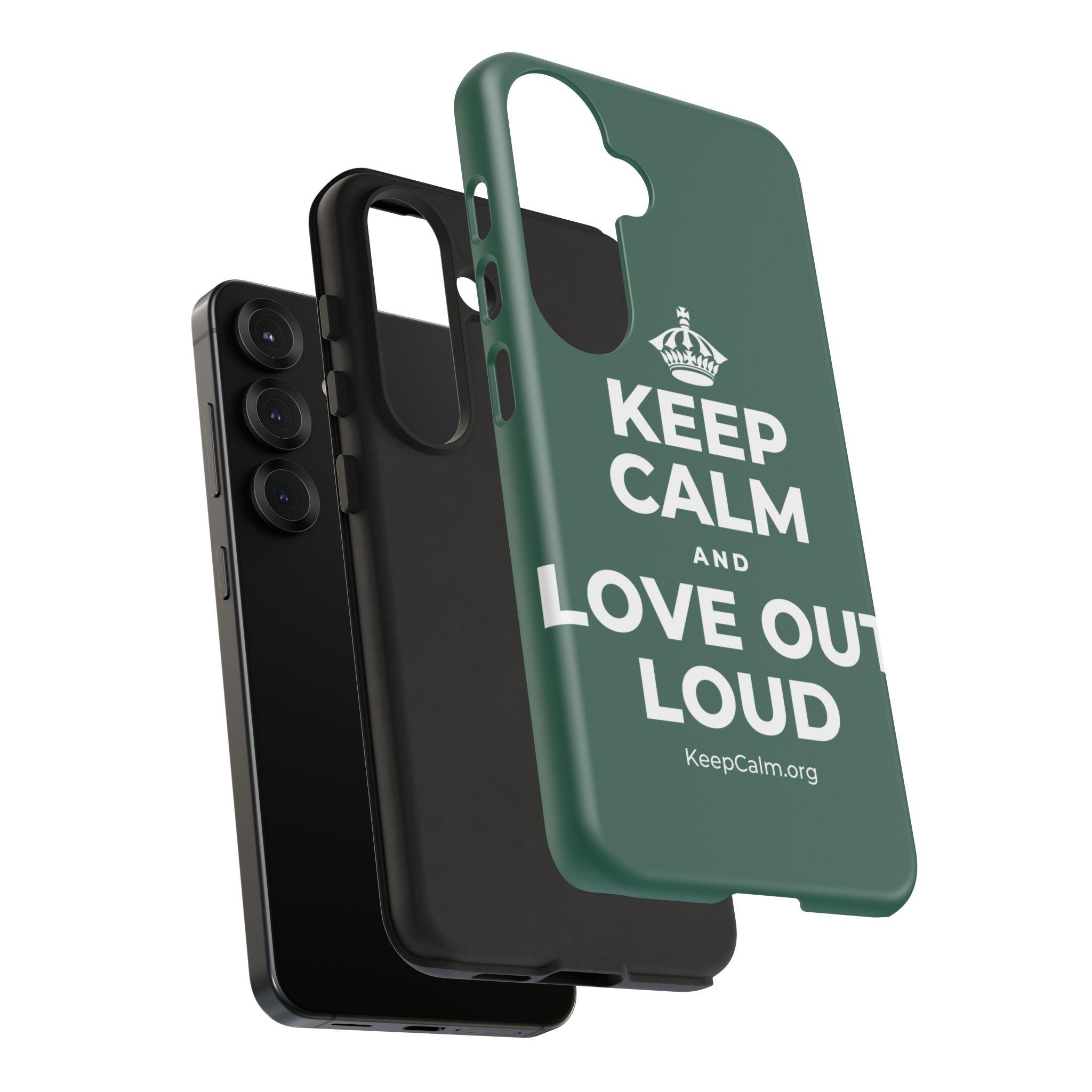 KEEP CALM AND LOVE OUT LOUD Phone Case