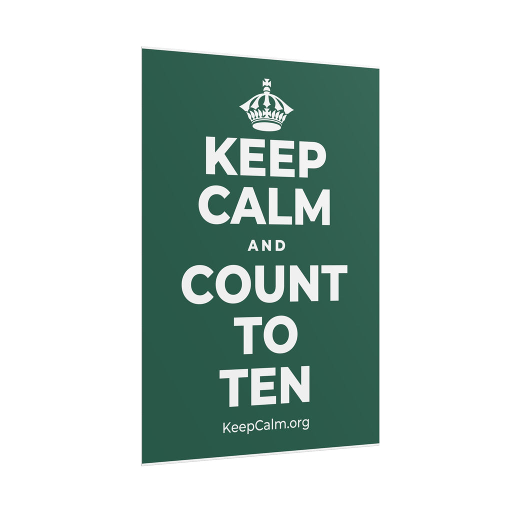 KEEP CALM AND COUNT TO TEN Poster