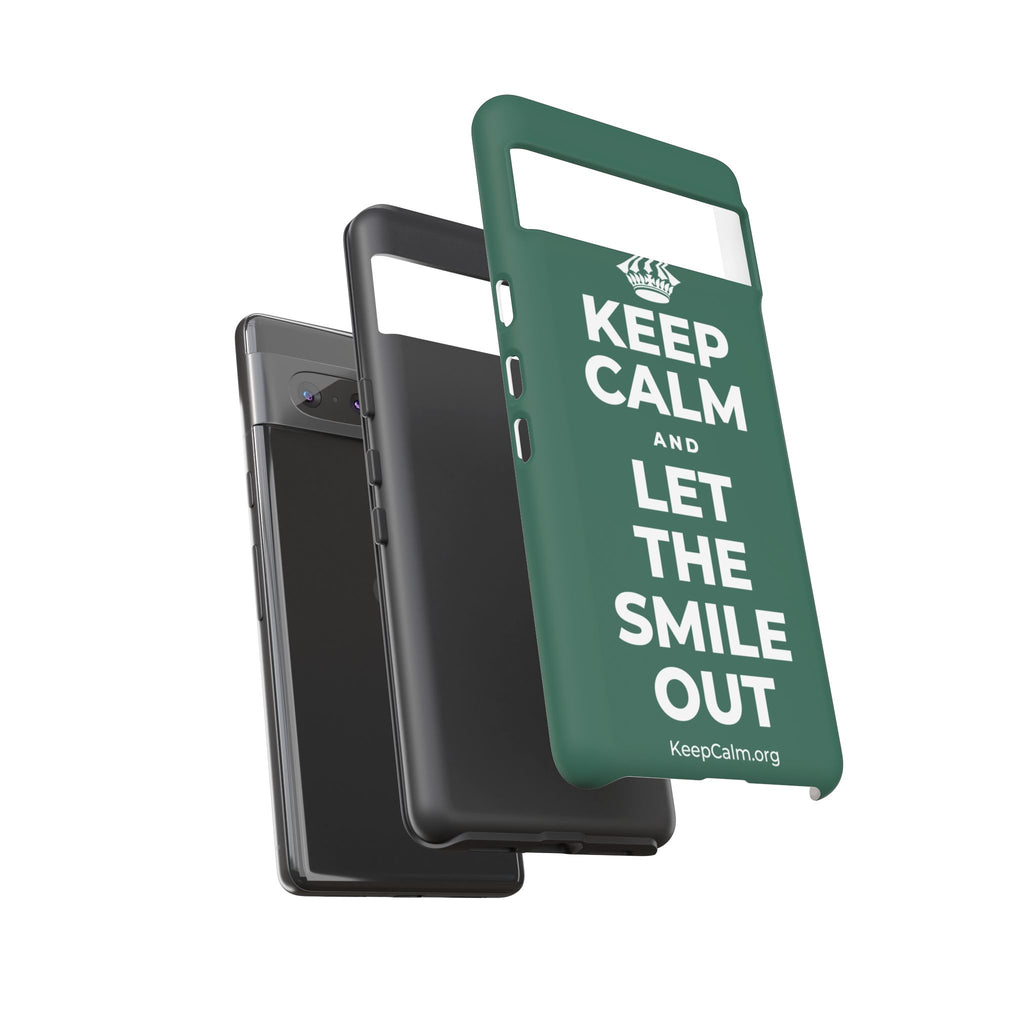 KEEP CALM AND LET THE SMILE OUT Phone Case