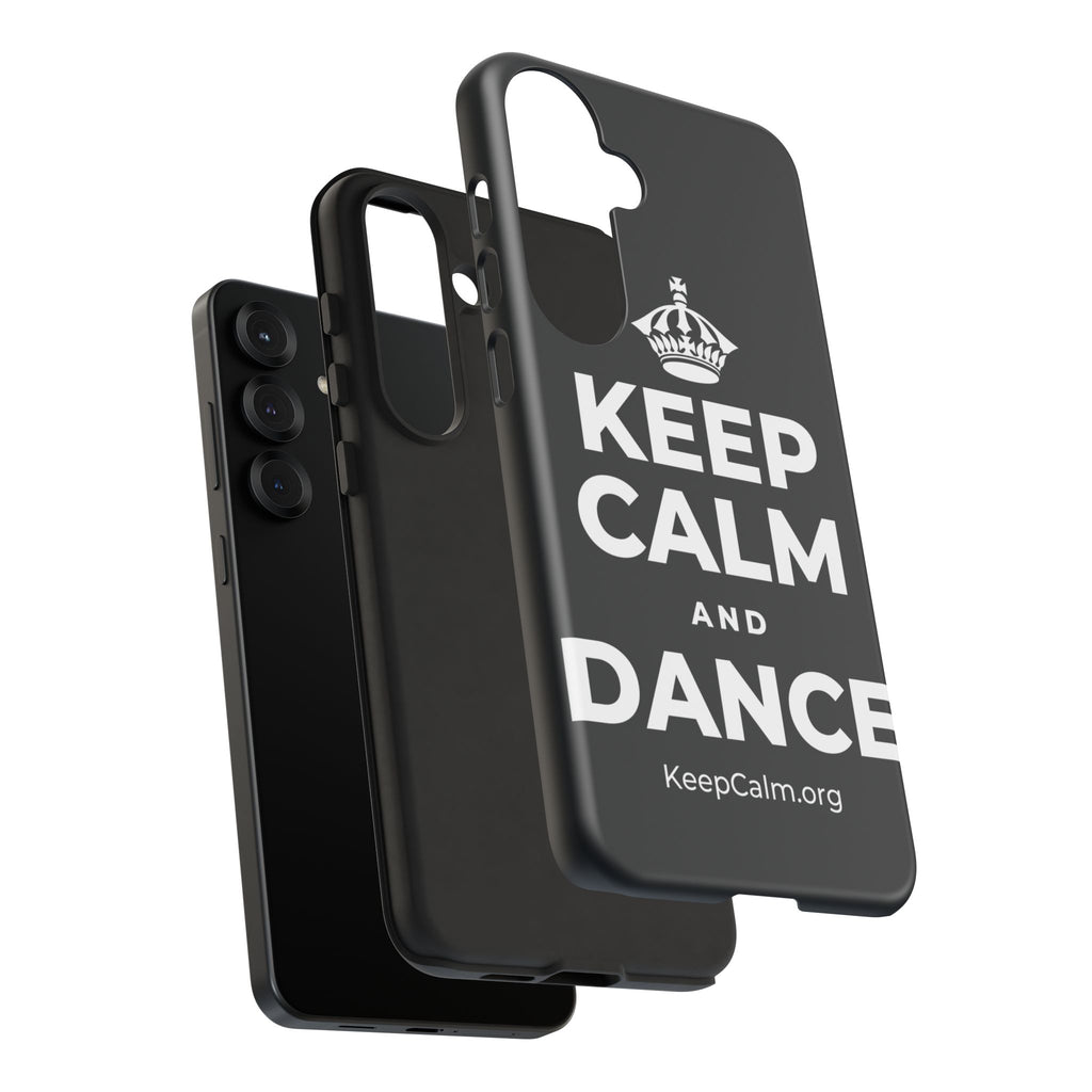 KEEP CALM AND DANCE Phone Case (Dark)