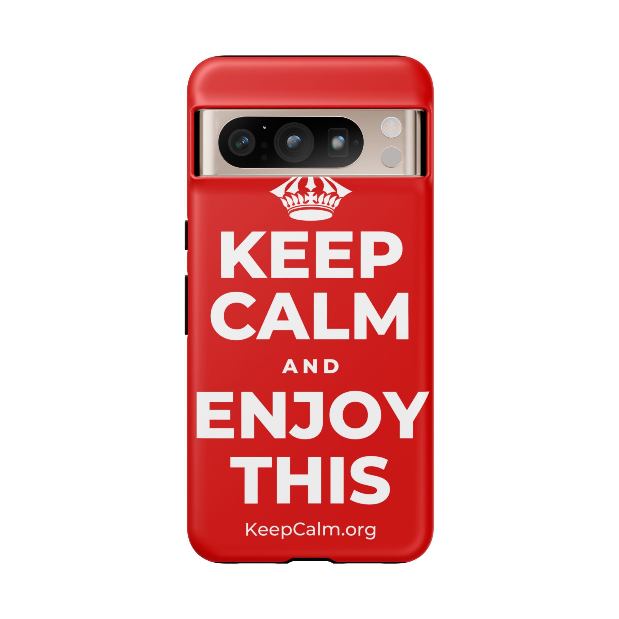 KEEP CALM AND ENJOY THIS Phone Case