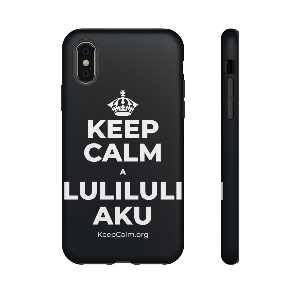 KEEP CALM A LULILULI AKU Phone Case (Dark)