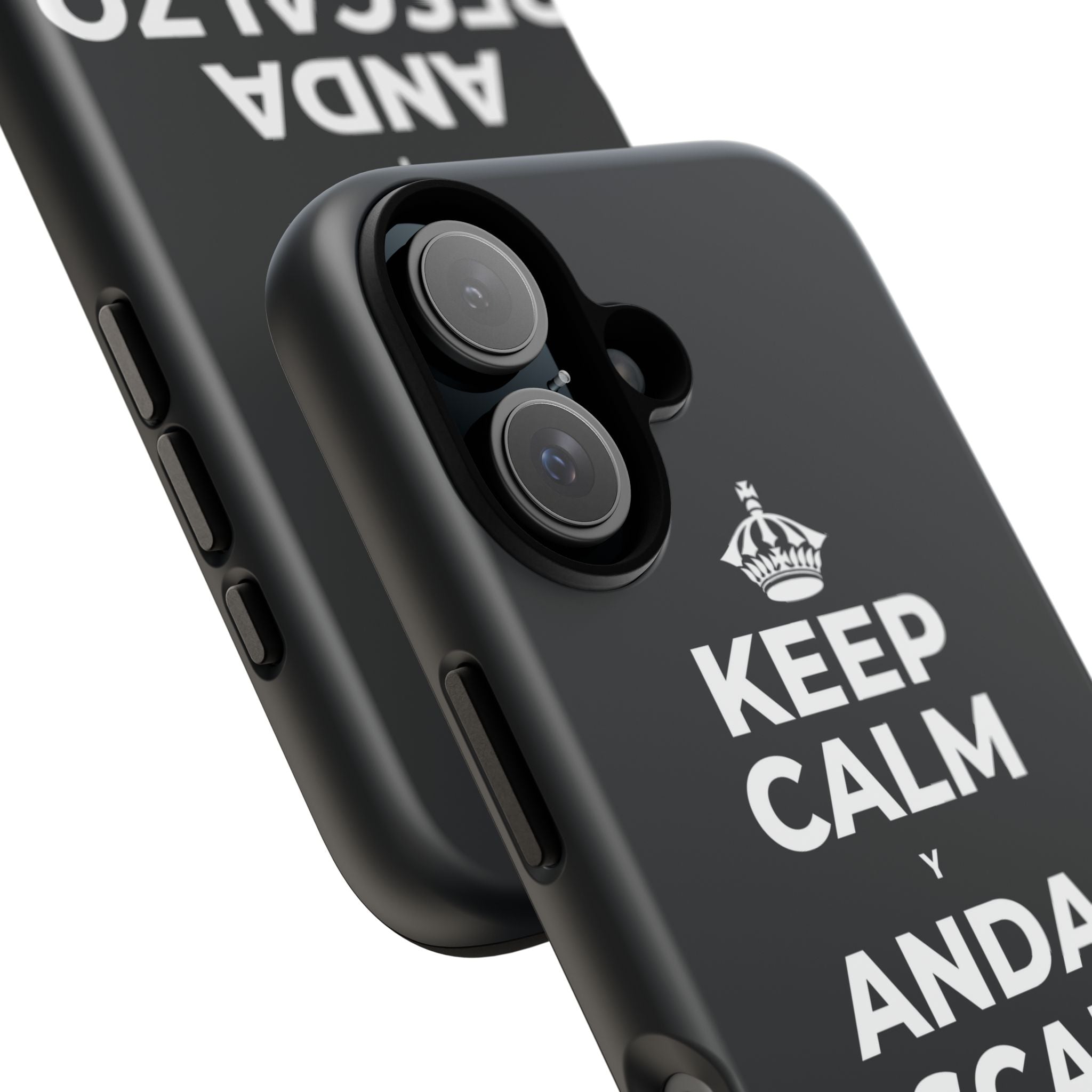 KEEP CALM Y ANDA DESCALZO EN EL PASTO Phone Case (Dark)