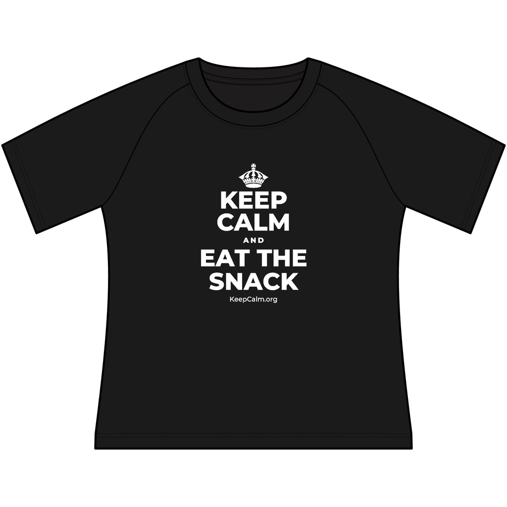 KEEP CALM AND EAT THE SNACK Women's Raglan Tee