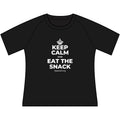 KEEP CALM AND EAT THE SNACK Women's Raglan Tee