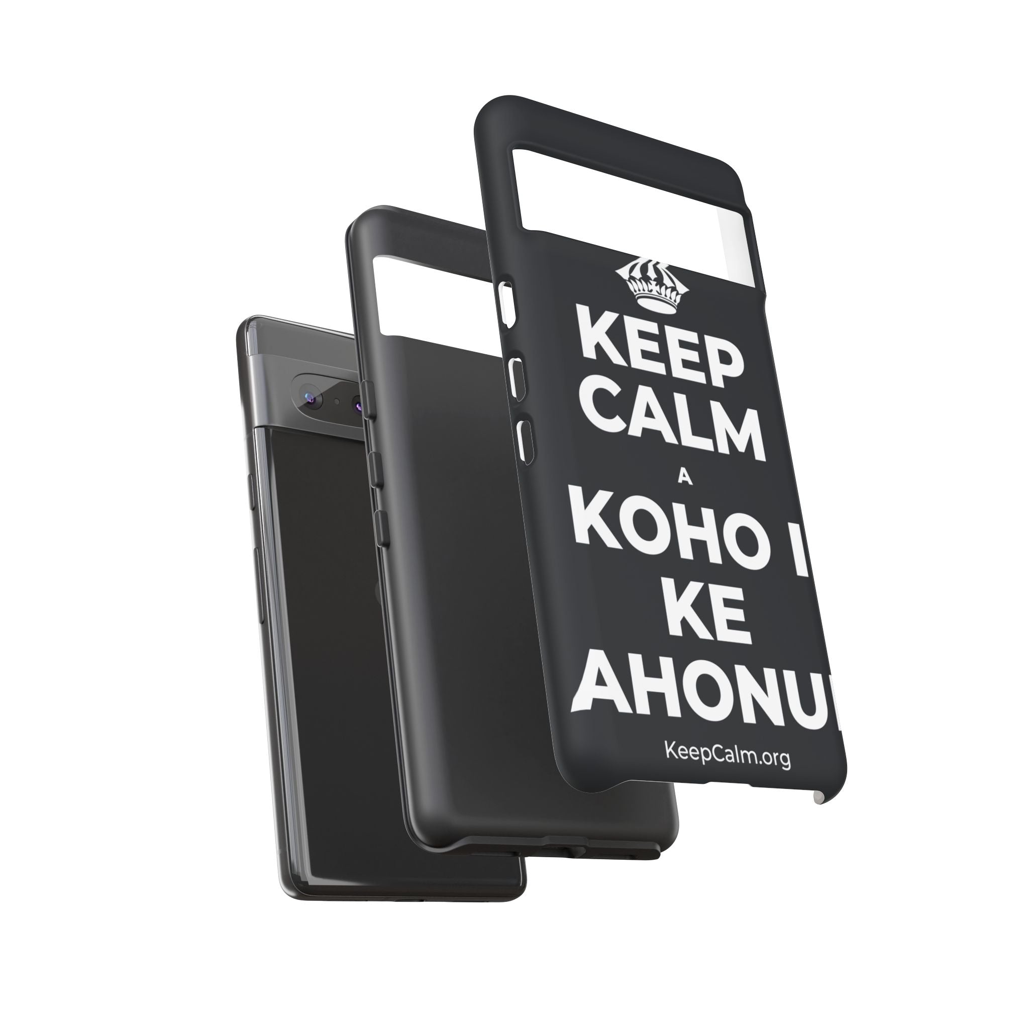KEEP CALM A KOHO I KE AHONUI Phone Case (Dark)