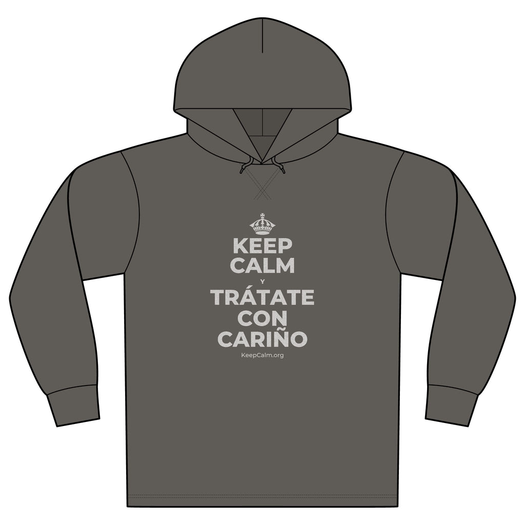 KEEP CALM Y TRÁTATE CON CARIÑO Organic Hoodie Tee