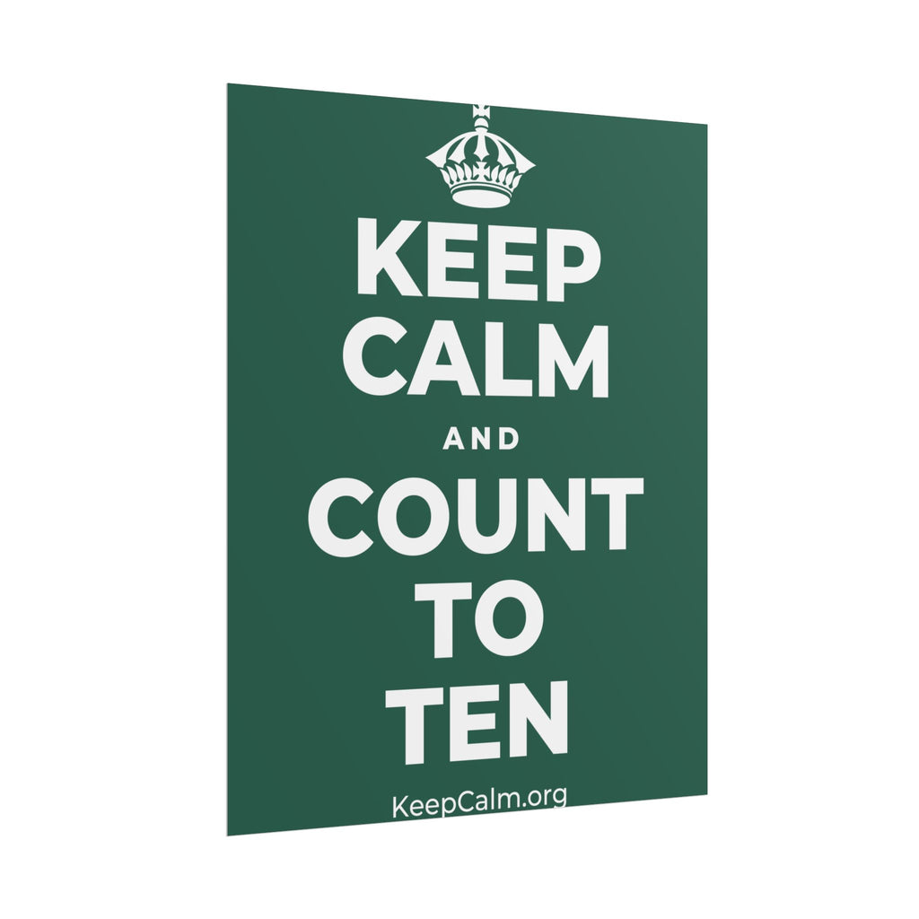 KEEP CALM AND COUNT TO TEN Poster