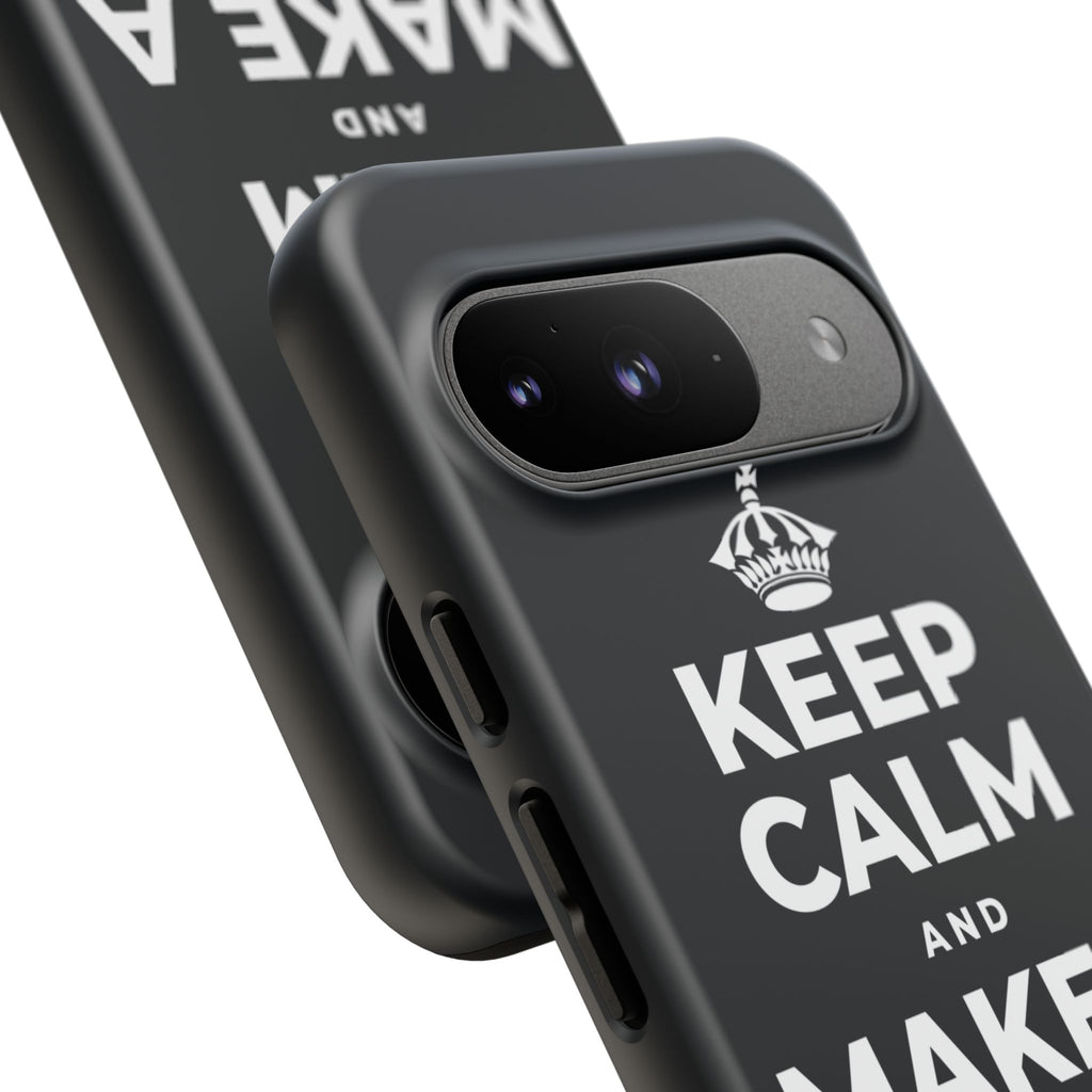 KEEP CALM AND MAKE A HAPPY MEMORY Phone Case (Dark)