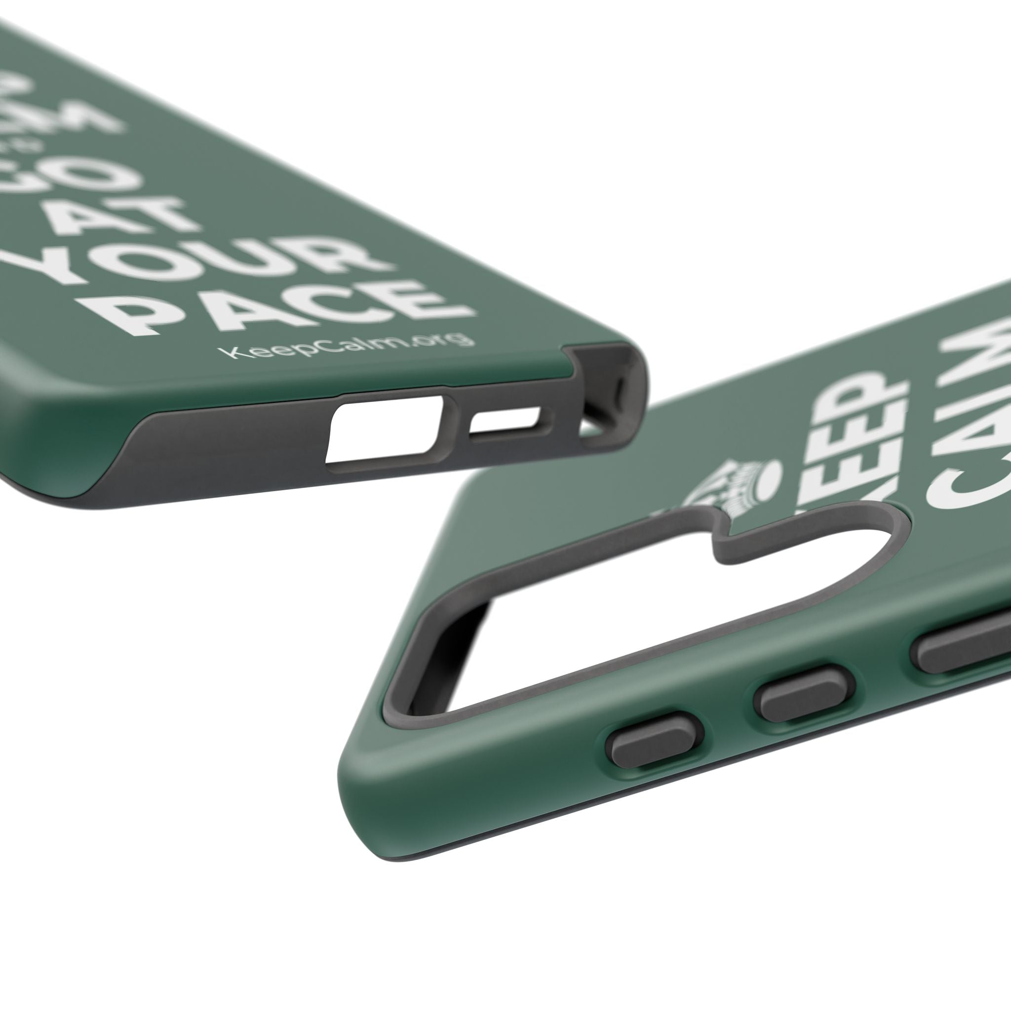 KEEP CALM AND GO AT YOUR PACE Phone Case