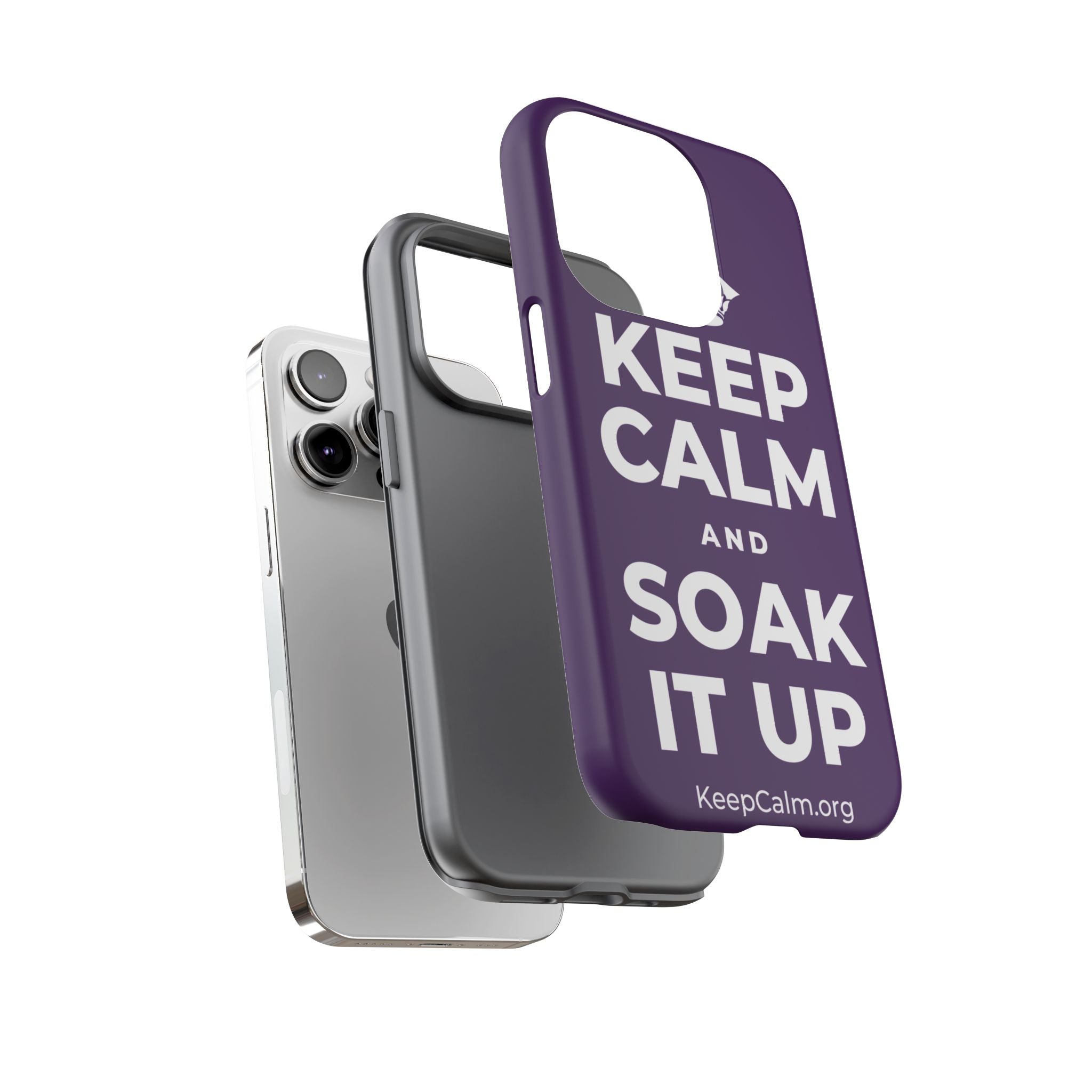 KEEP CALM AND SOAK IT UP Phone Case