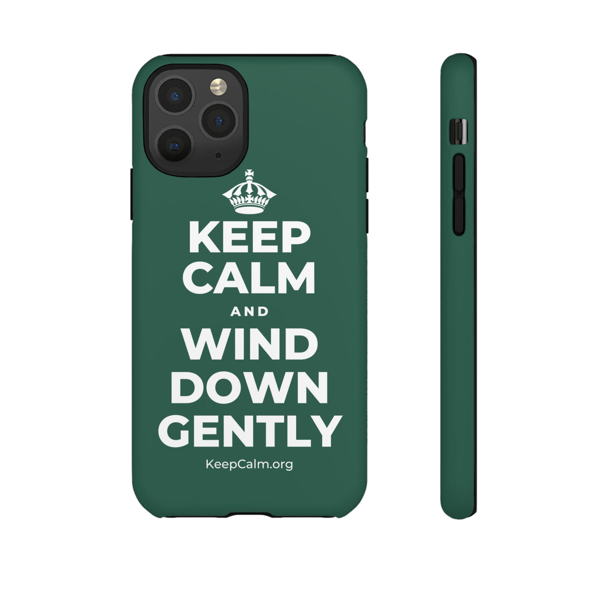 KEEP CALM AND WIND DOWN GENTLY Phone Case