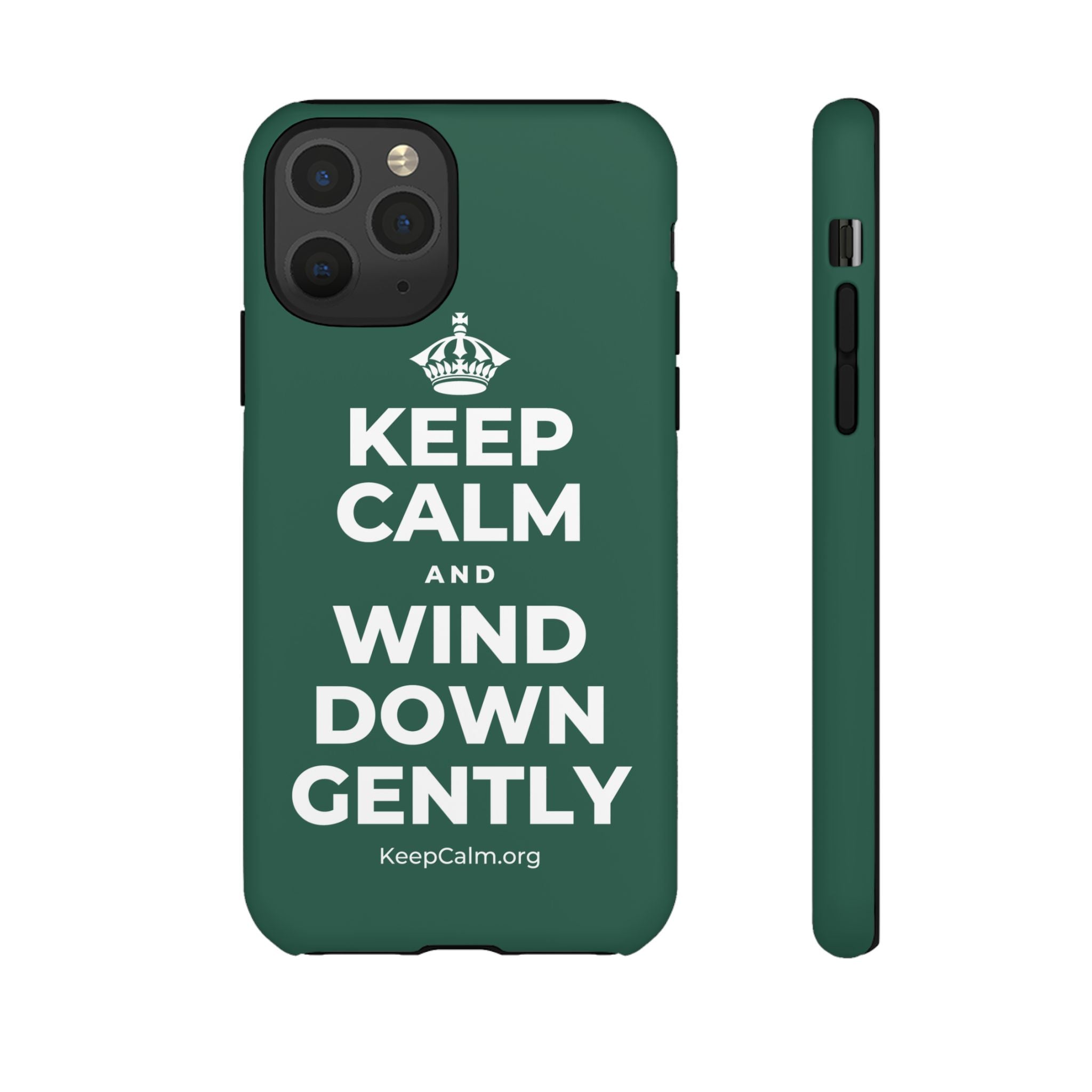 KEEP CALM AND WIND DOWN GENTLY Phone Case