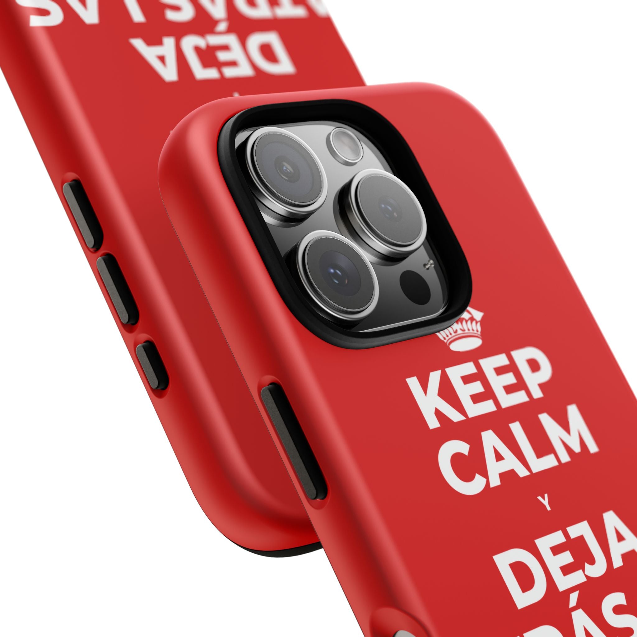 KEEP CALM Y DEJA ATRÁS LAS VIEJAS CARGAS Phone Case