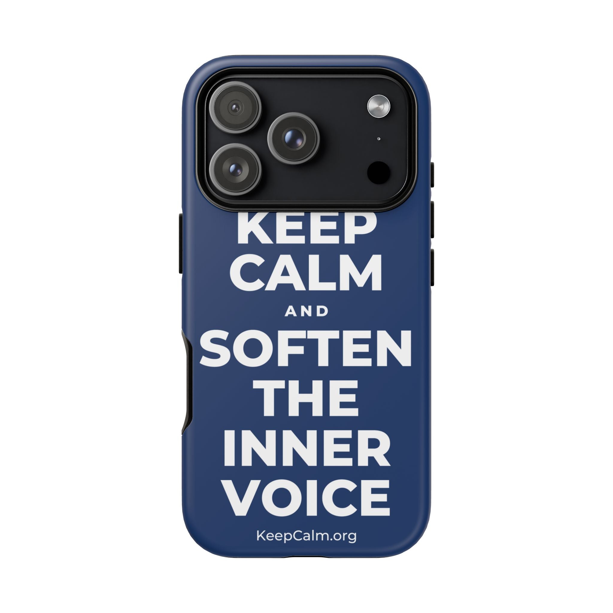 KEEP CALM AND SOFTEN THE INNER VOICE Phone Case