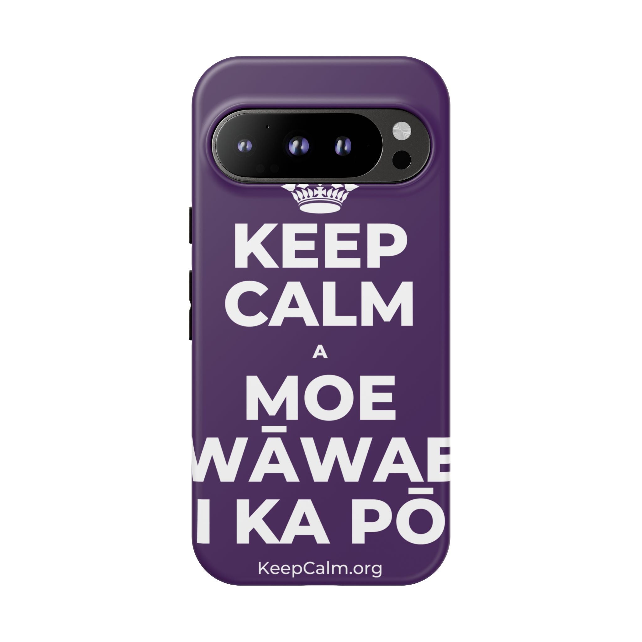 KEEP CALM A MOE WĀWAE I KA PŌ Phone Case