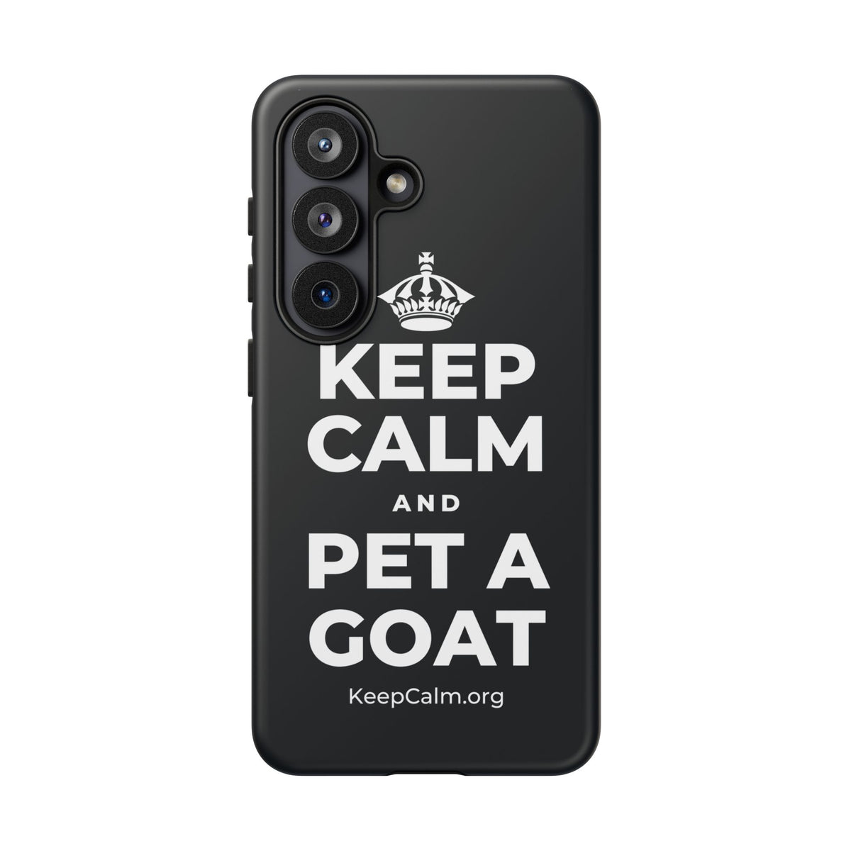 KEEP CALM AND PET A GOAT Phone Case (Dark)