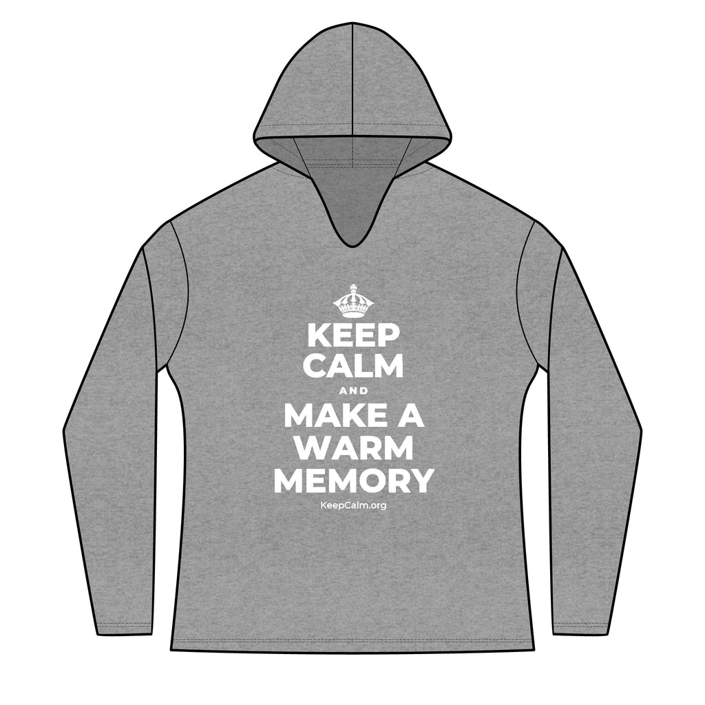 KEEP CALM AND MAKE A WARM MEMORY Women's Long Sleeve Hoodie